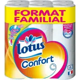 Papier Toilette Tube Jetable Confort Blanc LOTUS