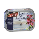 Sardines Ile de Ré LES DIEUX, boîte 1/6, 115g