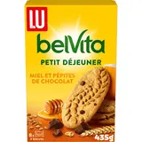 Biscuits petit déjeuner miel et pépites de chocolat Belvita LU, 435g