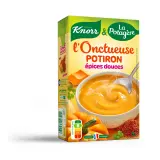 KNORR & LA POTAGERE Soupe liquide l'Onctueuse au potiron et épices douces