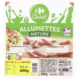 Allumettes nature CARREFOUR CLASSIC'