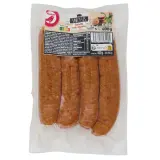 AUCHAN Saucisses fumées aux oignons à cuire