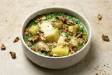 Pommes de terre, crème d’épinard & gorgonzola, Frichti (380 g), [Contenant réutilisable]