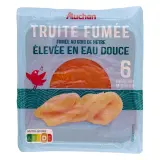 AUCHAN Truite fumée eau douce