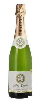 Chardonnay effervescent sans alcool, Le Petit Chavin (75 cl)