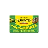 Petites sardines à l'huile d'olive vierge extra PARMENTIER 90g