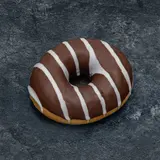 Donut décor chocolat, décongelé, 4 pièces, 220g