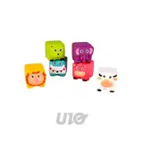 BEBE DOUCEUR Jouet pour le Bain 6 Blocs Animaux Multicolore, 6 pièces