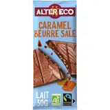 Chocolat au Lait aux Eclats de Caramel au Beurre Salé Bio ALTER ECO