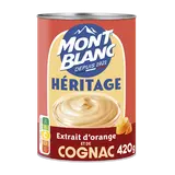 Crème dessert héritage extrait d'orange et de cognac MONT BLANC 420g
