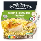 LA BELLE CHAURIENNE Poulet à l'estragon pâtes torsades barquette micro-ondable