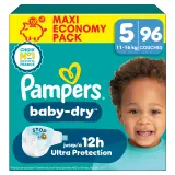 PAMPERS Baby Dry couches taille 5 (11-16kg)