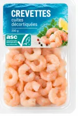 Crevettes ASC cuites décortiquées