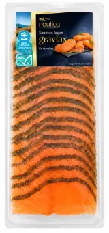 Nautica Saumon façon gravlax en tranches