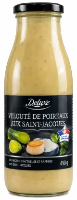 Deluxe Velouté de poireaux aux Saint-Jacques