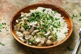 Riz réconfortant & champignons de Paris, Frichti (395 g), [Contenant réutilisable]
