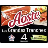 Aoste Jambon Sec Traditionnel, Les Grandes Tranches, 4 tranches - 100g