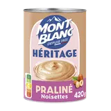 Crème dessert héritage praliné noisettes MONT BLANC - boîte 420g